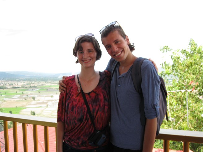 Me and David at a chinese temple not far out of town